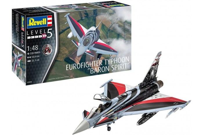 Plastic ModelKit letadlo 03848 - Eurofighter Typhoon "BARON SPIRIT" (1:48)