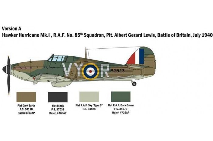 Model Kit letadlo 2802 - Hurricane MK. I (1:48)