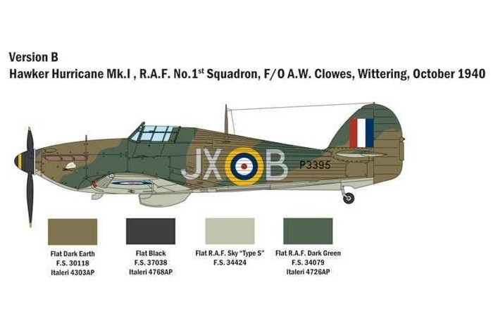 Model Kit letadlo 2802 - Hurricane MK. I (1:48)