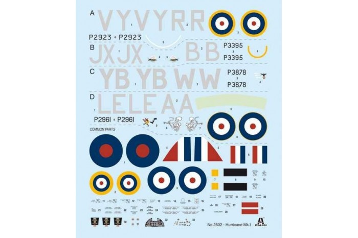Model Kit letadlo 2802 - Hurricane MK. I (1:48)