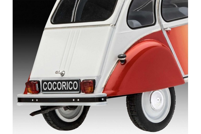 ModelSet auto 67653 -  Citroen 2 CV "Coccorico" (1:24)
