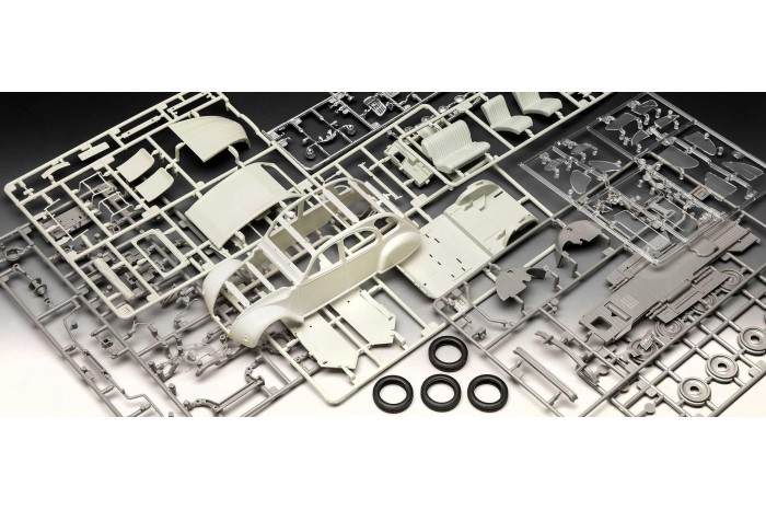 ModelSet auto 67653 -  Citroen 2 CV "Coccorico" (1:24)