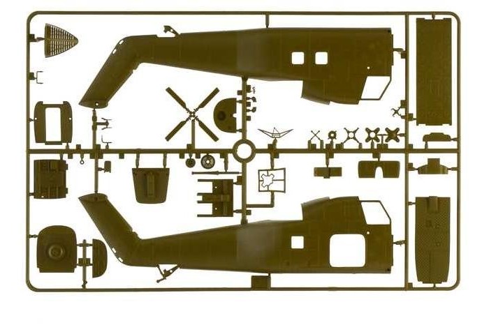 Model Kit vrtulník 2776 - H-34A Pirate /UH-34D U.S. Marines (1:48)