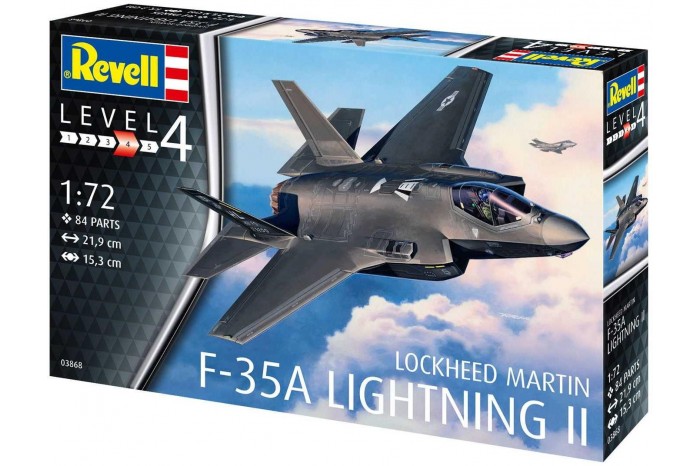 Plastic ModelKit letadlo 03868 - F-35A Lightning II (1:72)
