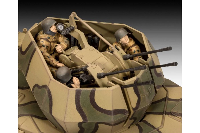 Plastic ModelKit military 03296 - Flakpanzer IV Wirbelwind (1:35)