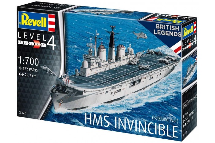 ModelSet loď 65172 - HMS Invincible (Falkland War) (1:700)