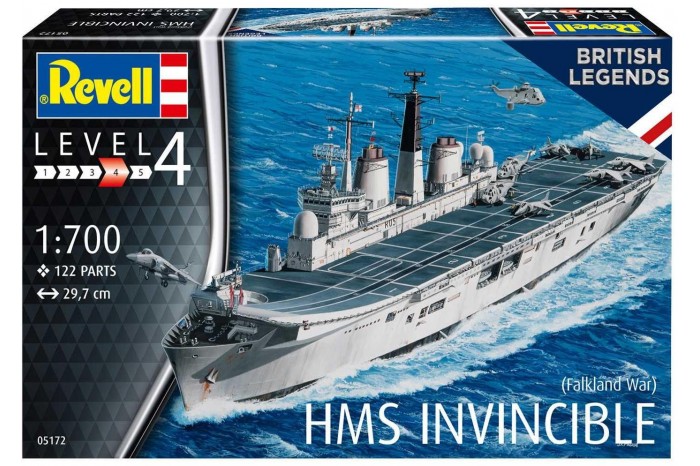 ModelSet loď 65172 - HMS Invincible (Falkland War) (1:700)