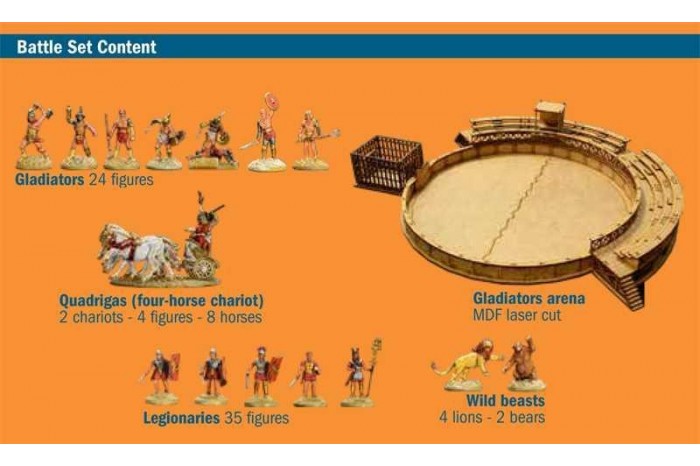 Model Kit diorama 6196 - Gladiators fight (1:72)