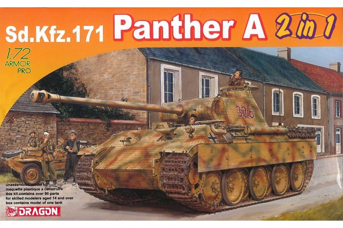 Model Kit tank 7546 - Sd.Kfz.171 Panther A (2 in 1) (1:72)