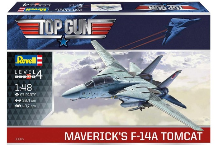 Plastic ModelKit letadlo 03865 - Maverick's F-14A Tomcat ‘Top Gun’  (1:48)