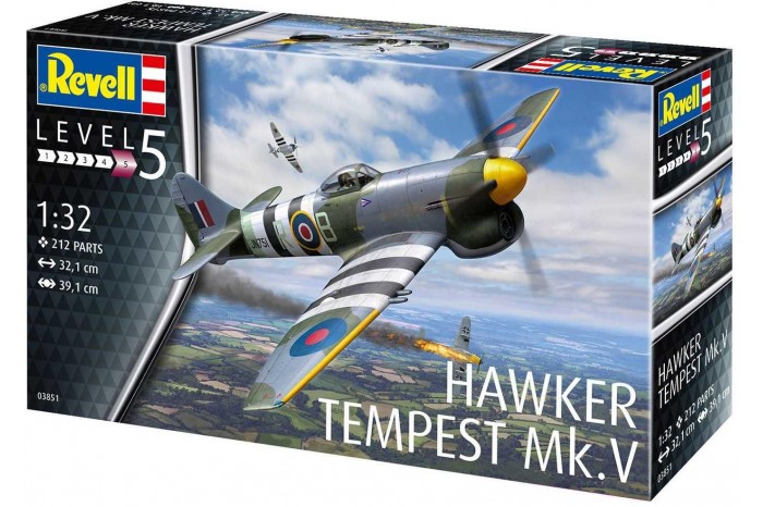 Plastic ModelKit letadlo 03851 - Hawker Tempest V (1:32)