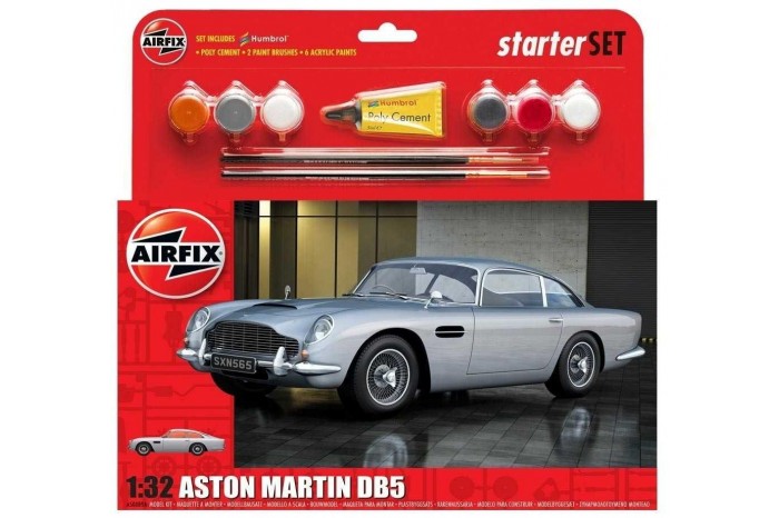 Starter Set auto A50089B - Aston Martin DB5 Silver (1:32)