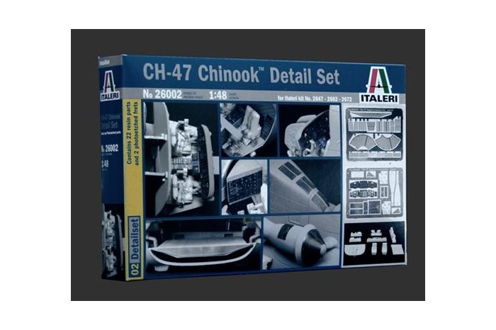 Model Kit doplňky 26002 - CH-47 CHINOOK SUPER DETAIL SET 1/48 (1:48)