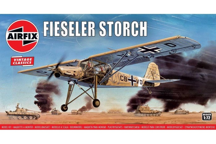 Classic Kit VINTAGE letadlo A01047V - Fiesler Storch (1:72)