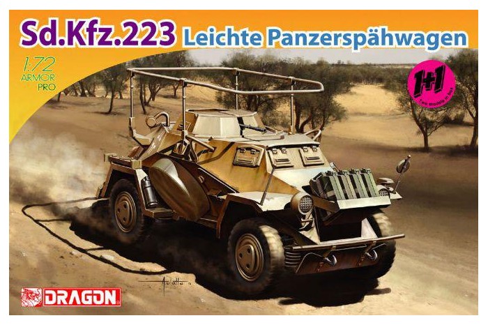 Model Kit military 7420 - Sd.Kfz.223 Panzerfunkwagen (1:72)