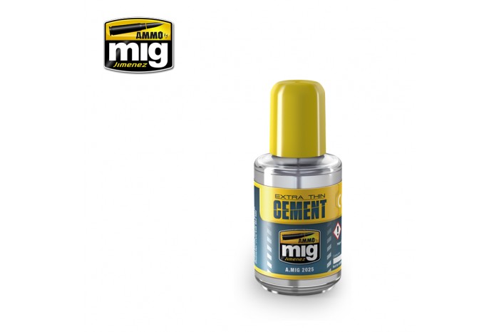 Lepidlo na plasty - rychle schnoucí (EXTRA THIN CEMENT) - 2025