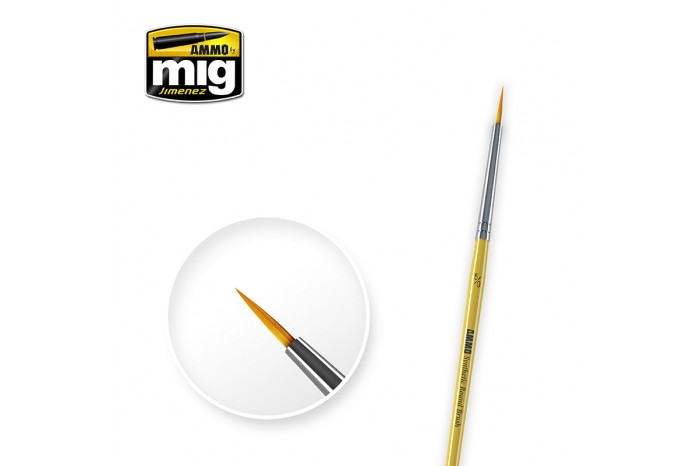 5/0 SYNTETIC ROUND BRUSH - 8610
