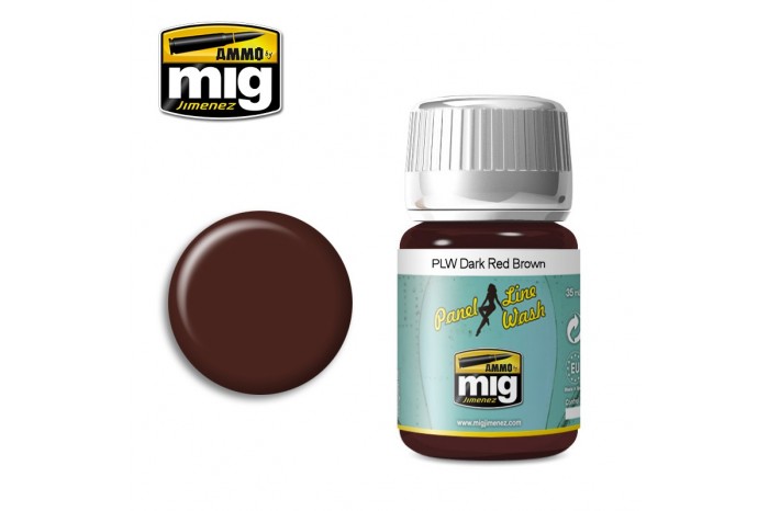 DARK RED BROWN (Panel Line Wash) - 1605