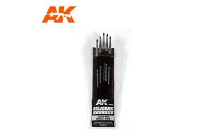 SILICONE BRUSHES HARD, TIP SMALL - 9087