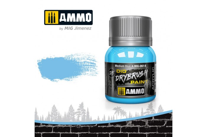 MEDIUM BLUE (Drybrush) - 0614