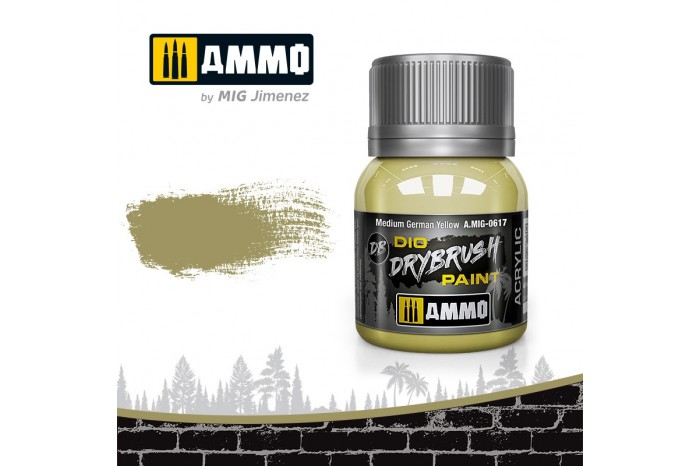 MEDIUM GERMAN YELLOW (Drybrush) - 0617