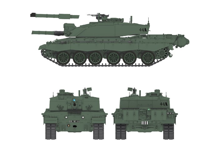 British Challenger 2 w/workable track links (1:35) - 5062