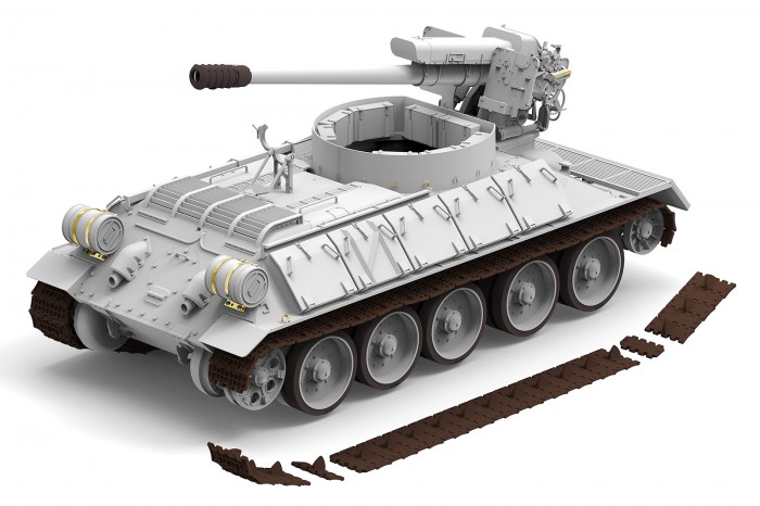 T-34/D30 122mm Syrian Self-Propelled Howitzer (1:35) - 5030