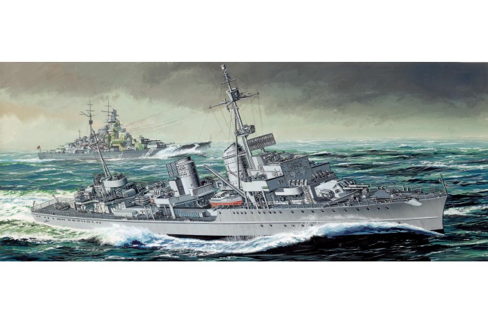 Model Kit loď 1037 - German Z-39 Class Destroyer (SMART KIT) (1:350)
