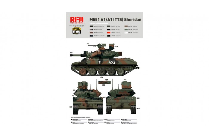 M551A1/M551A1 TTS Sheridan (1:35) - 5020