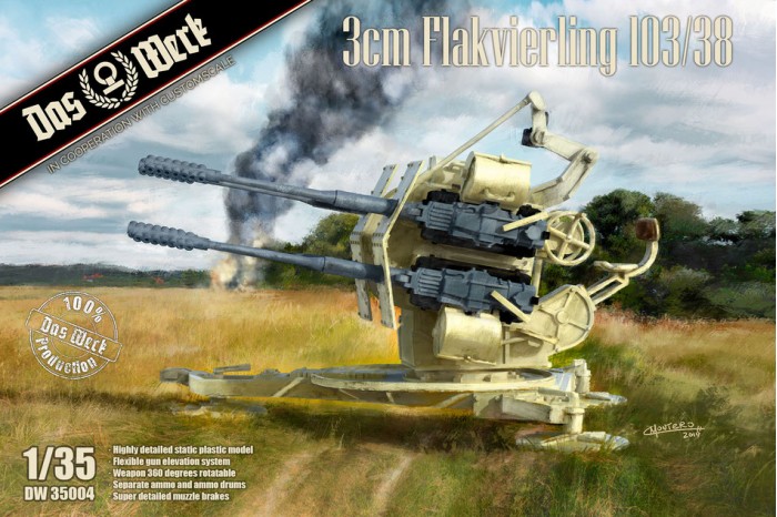 3cm Flakvierling 103/38 (1:35) - 35004