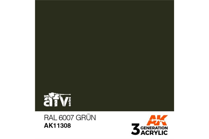 308: RAL 6007 Grün (17ml) - acryl