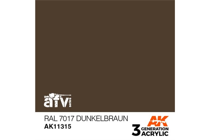 315: RAL 7017 Dunkelbraun(17ml) - acryl