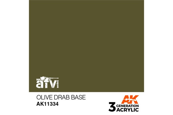 334: Olive Drab Base (17ml) - acryl
