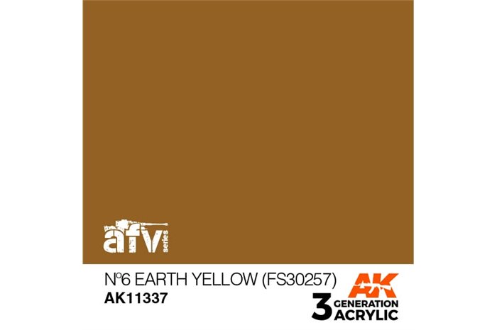 337: N°6 Earth Yellow (FS30257) (17ml) - acryl