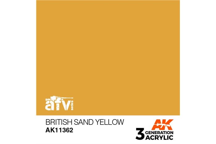362: British Sand Yellow (17ml) - acryl