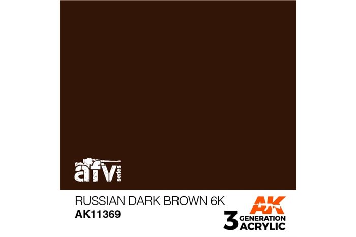 369: Russian Dark Brown 6K (17ml) - acryl