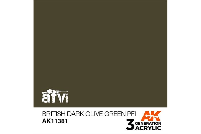 381: British Dark Olive Green PFI (17ml) - acryl