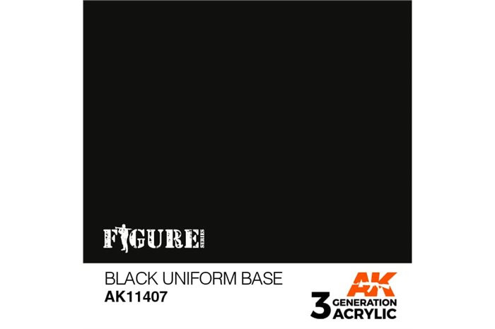 407: Black Uniform Base (17ml) - acryl