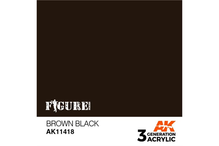 418: Brown Black (17ml) - acryl