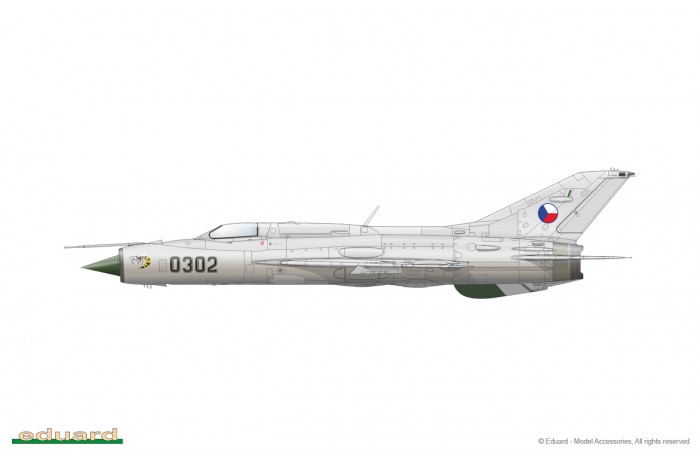 Mig-21 "Stříbrné šípy" (1:72) - 2134