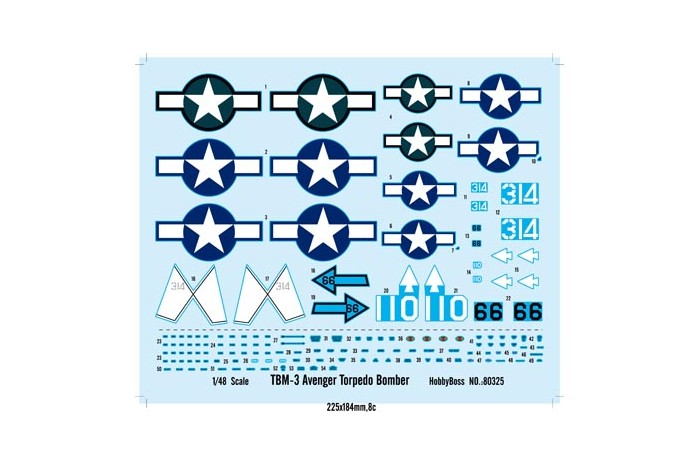 TBM-3 Avenger Torpedo Bomber (1:48) - 80325