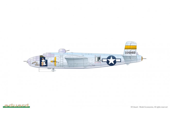 B-25J Mitchell "ANGEL OF MERCY" (1:72) - 2140