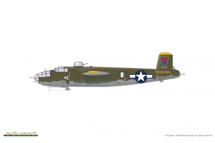 B-25J Mitchell "ANGEL OF MERCY" (1:72) - 2140