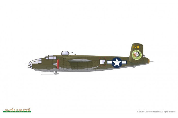 B-25J Mitchell "ANGEL OF MERCY" (1:72) - 2140