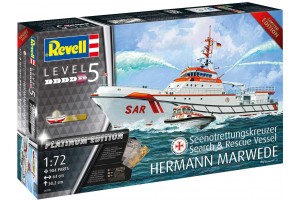 Plastic ModelKit loď 05198 - Search & Rescue Vessel HERMANN MARWEDE Platinum Edition (1:72)