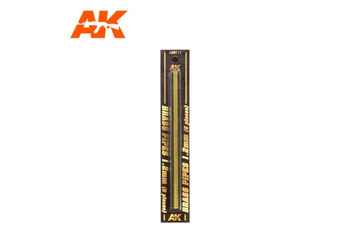 Mosazné trubičky (Brass pipes) 1,2mm (5ks) - 9111