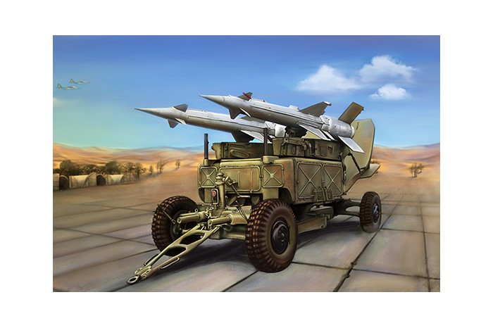 Soviet 5P71 Launcher with 5V27 Missile Pechora (SA-3B Goa) (1:35) - 02354