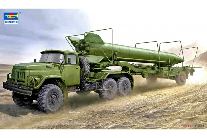 Soviet Zil-131V tow 2T3M1 Trailer with 8K14 Missile (1:35) - 01081