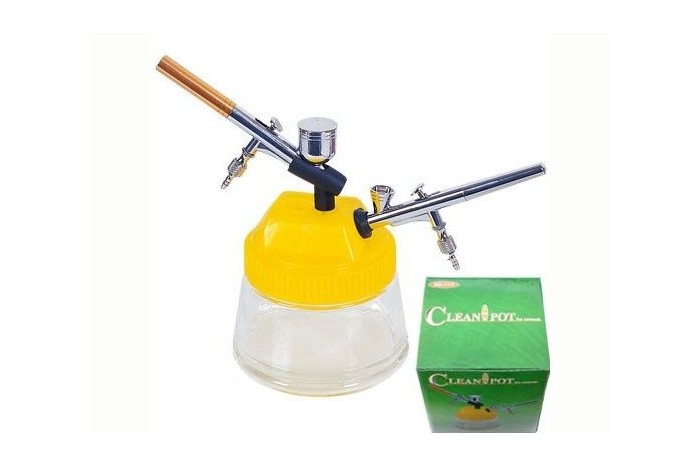 Čistící nádoba pro airbrush 3 v 1 - BD777