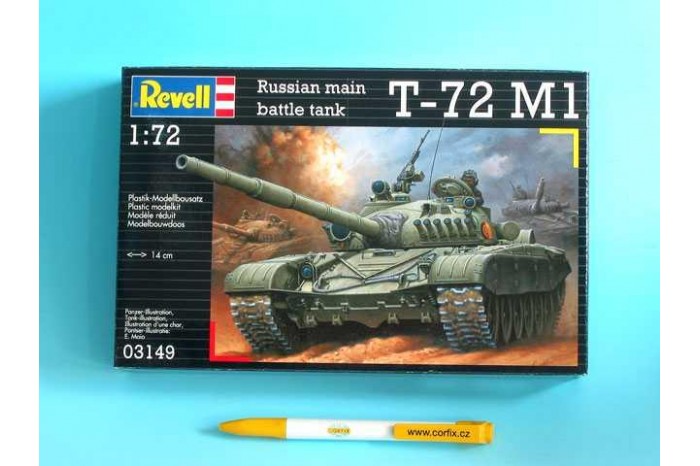 Plastic ModelKit tank 03149 - Soviet Battle T-72 M1 (1:72)